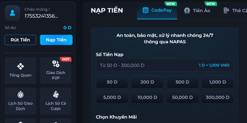 Đá Gà GA28 MB66 3 Hướng dẫn nạp tiền để tham gia đá gà GA28